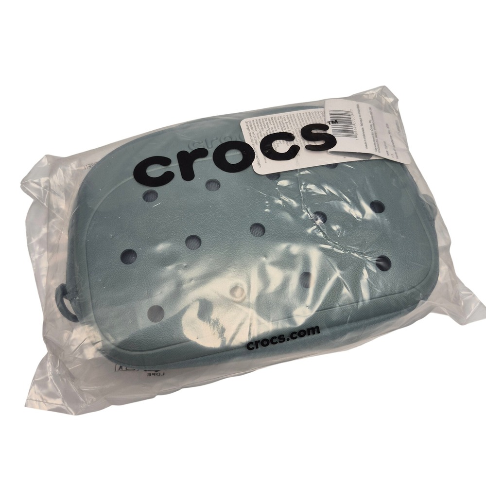 Crocs Classic Zippered Belt Bag Fanny Pack Pond Teal Blue 211701-3YO unisex - Picture 2 of 8